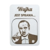 Piękna prośba o zostanie ojcem chrzestnym magnes w kopercie kraftowej